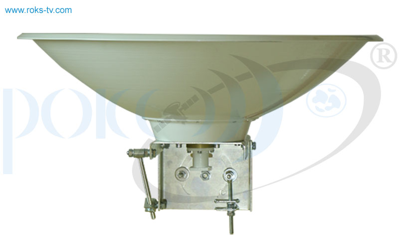 Double reflector link antenna 0.6m side